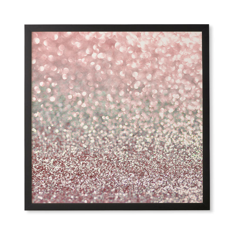 Lisa Argyropoulos Girly Pink Snowfall Framed Wall Art