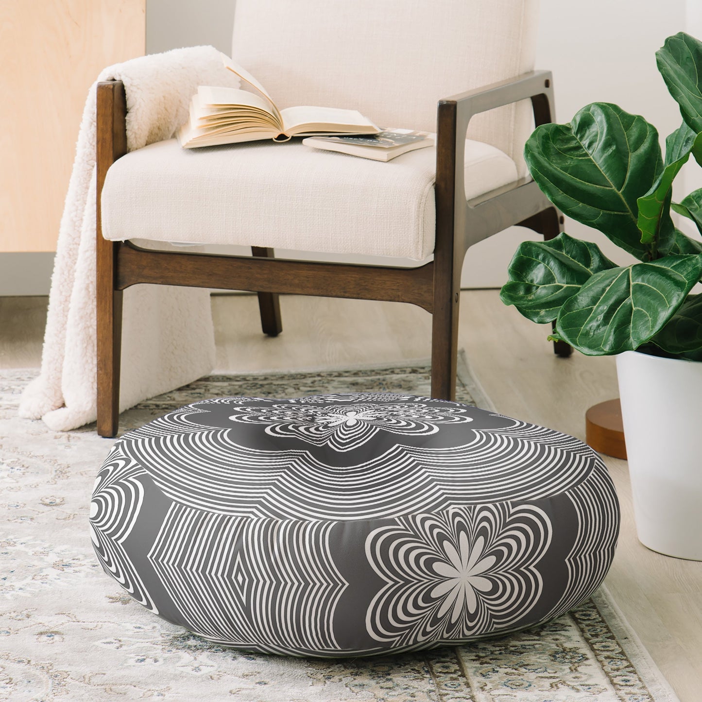 Lisa Argyropoulos Inner Strength Floor Pillow Round