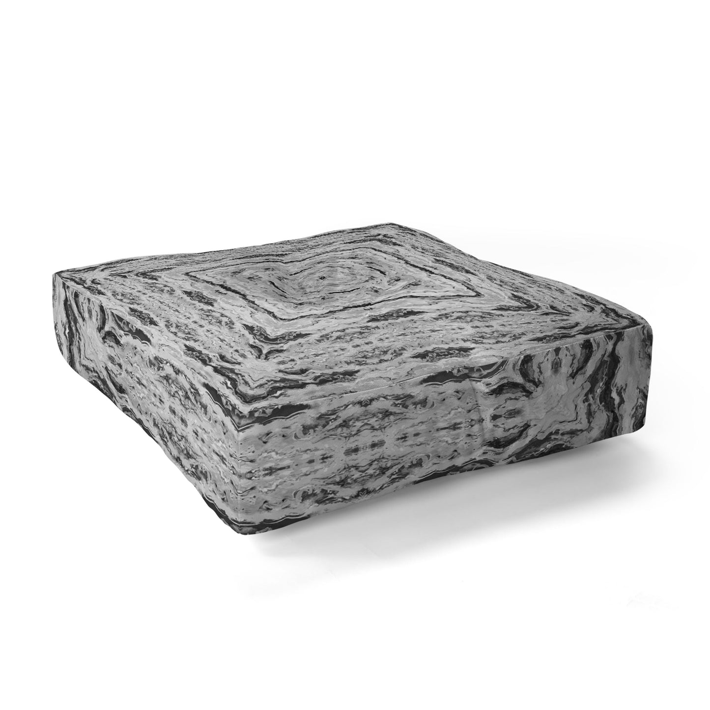 Lisa Argyropoulos Mono Melt Kaleido Floor Pillow Square