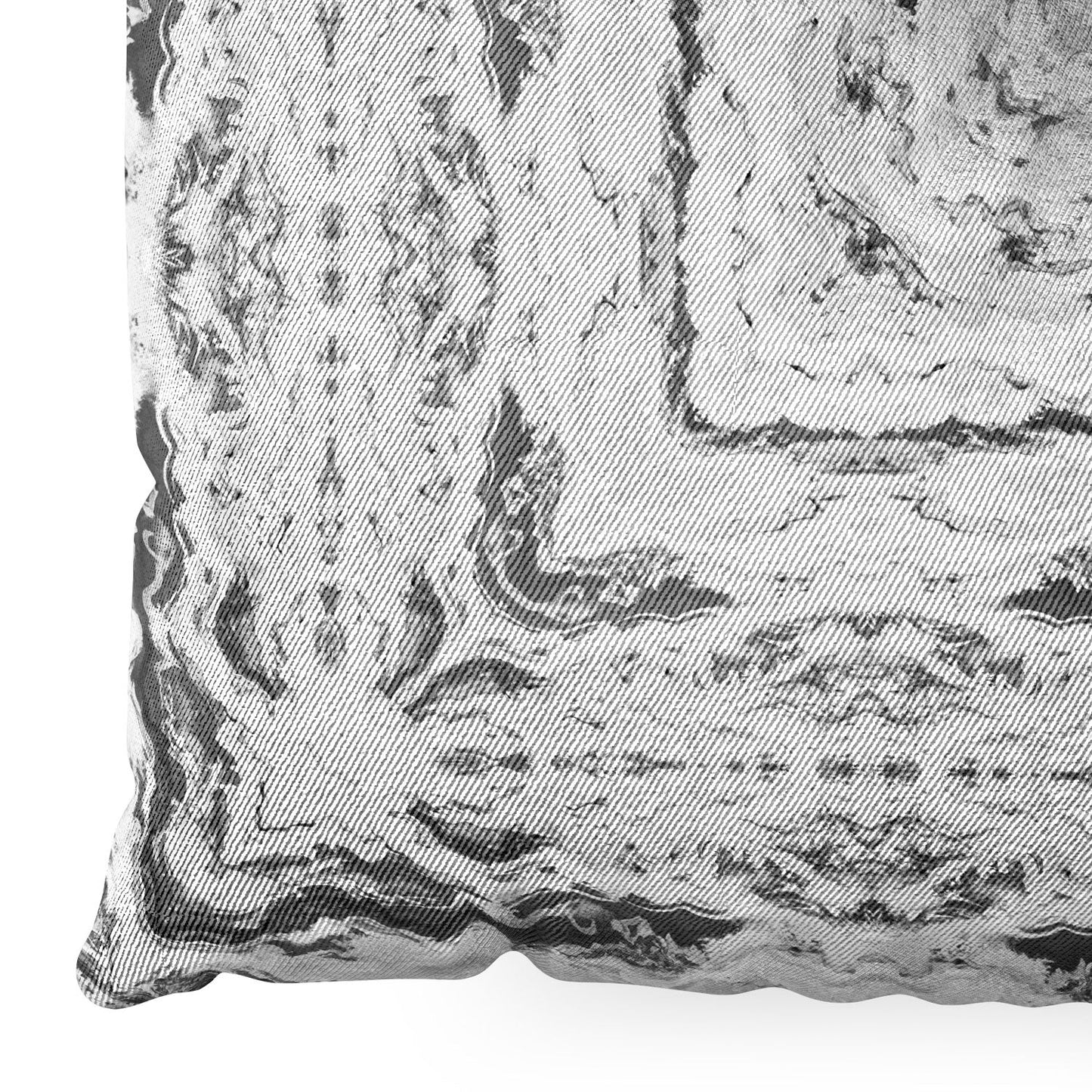 Lisa Argyropoulos Mono Melt Kaleido Floor Pillow Square