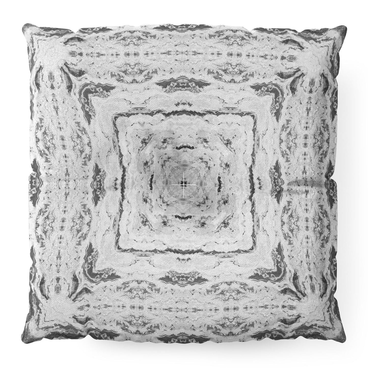 Lisa Argyropoulos Mono Melt Kaleido Floor Pillow Square