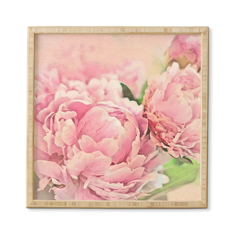 Lisa Argyropoulos Pink Peonies Framed Wall Art