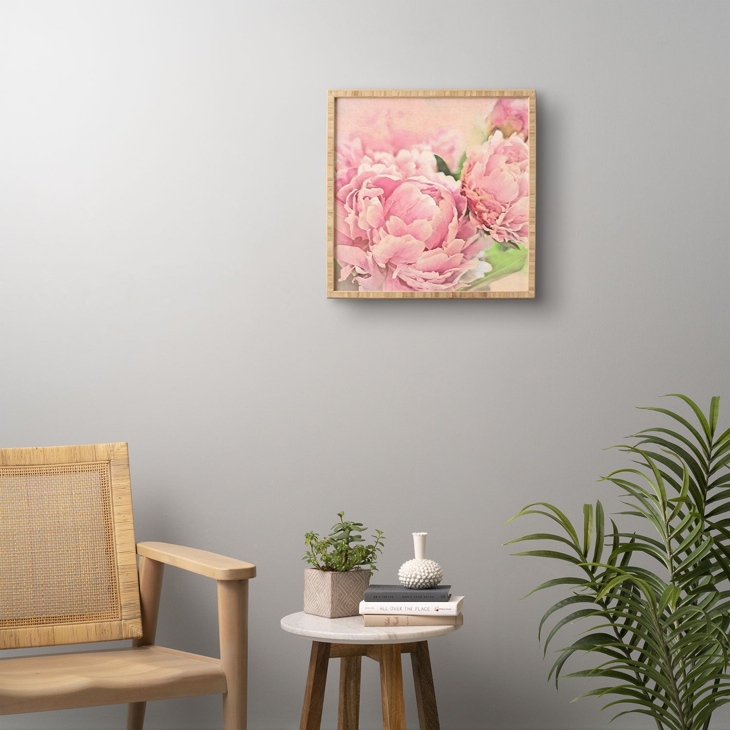 Lisa Argyropoulos Pink Peonies Framed Wall Art