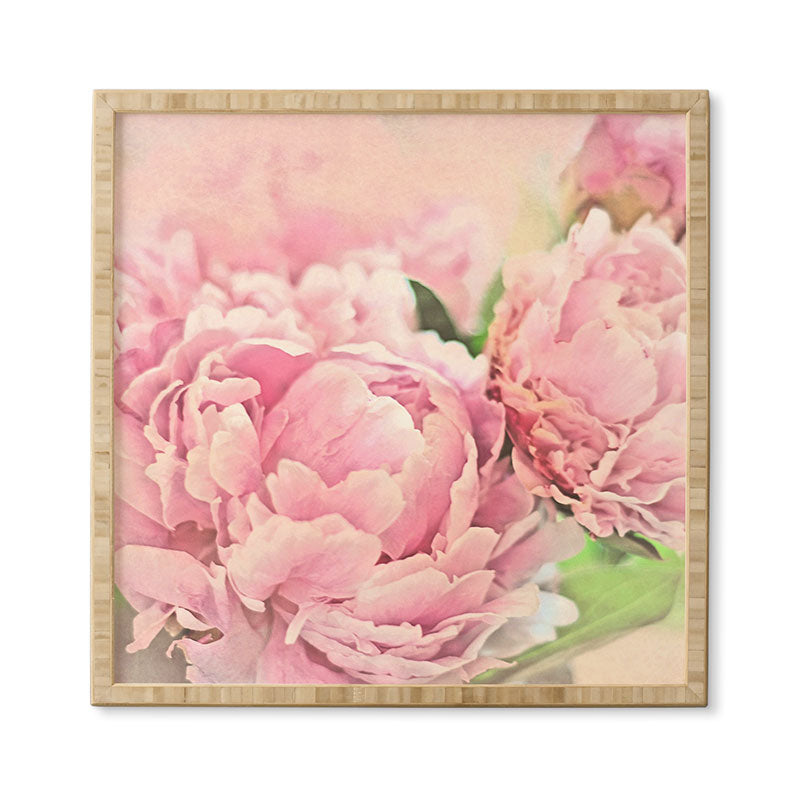 Lisa Argyropoulos Pink Peonies Framed Wall Art