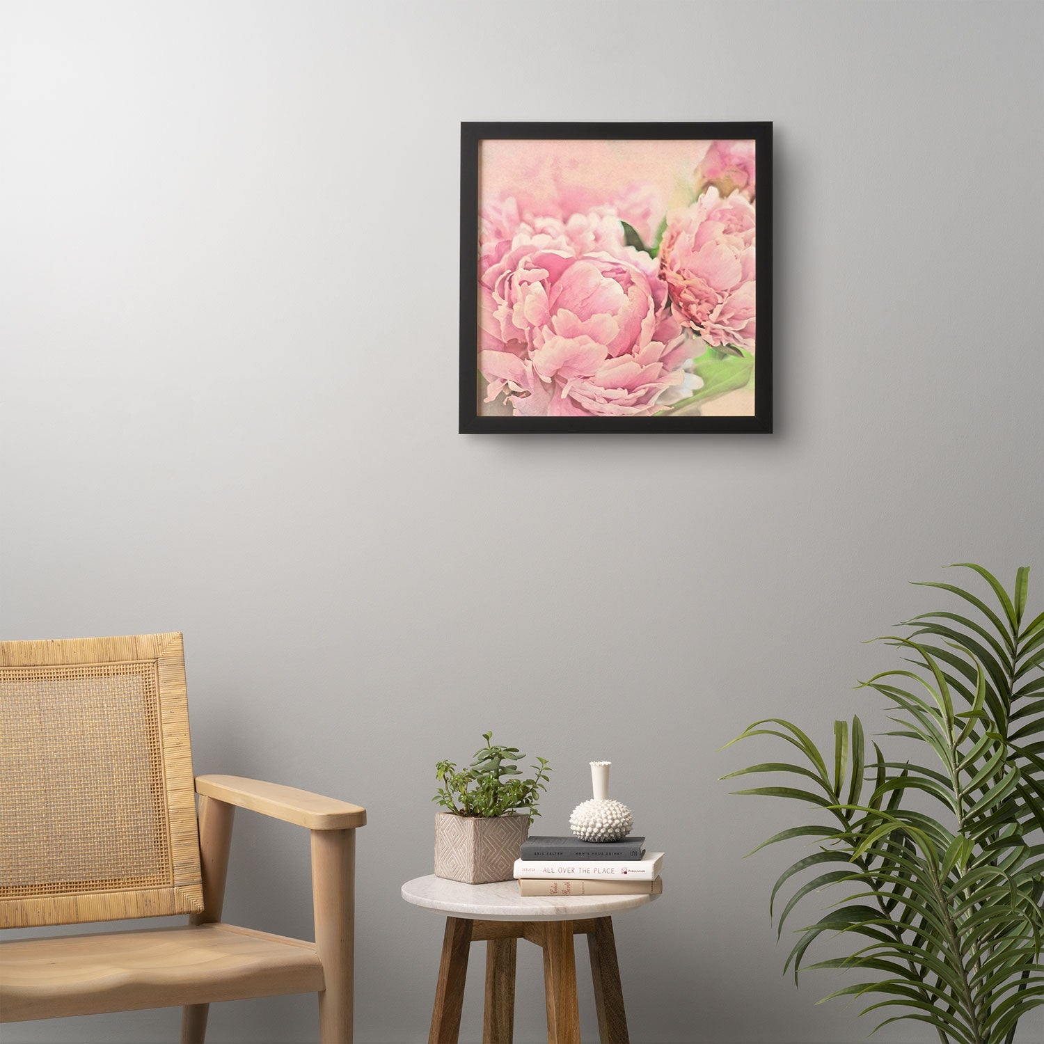 Lisa Argyropoulos Pink Peonies Framed Wall Art