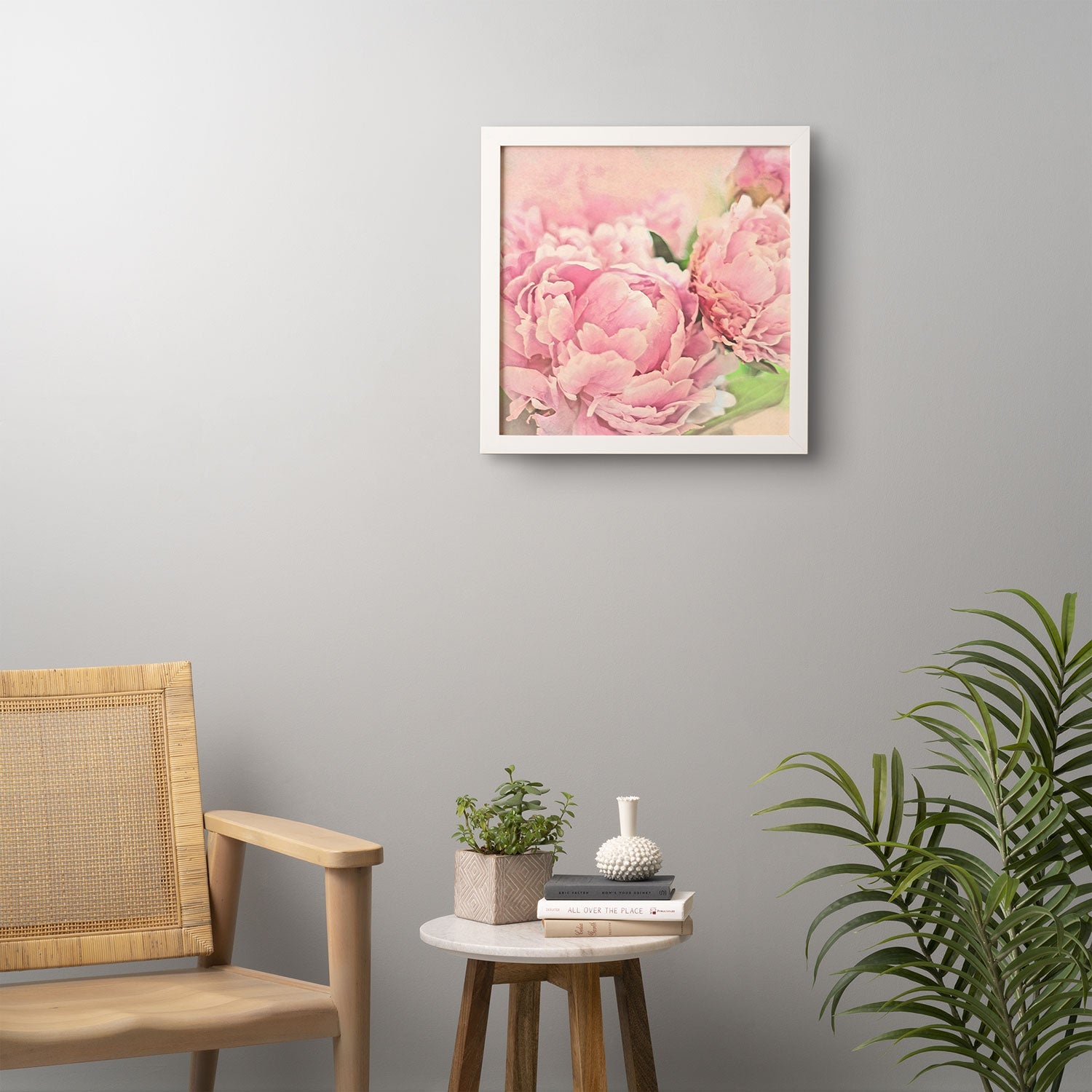 Lisa Argyropoulos Pink Peonies Framed Wall Art