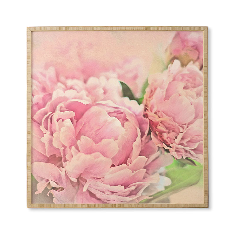 Lisa Argyropoulos Pink Peonies Framed Wall Art
