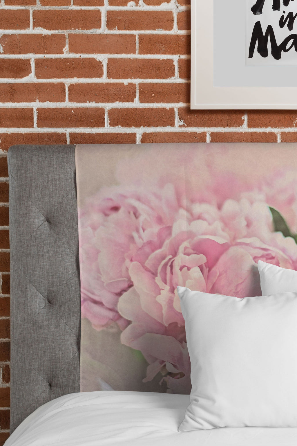 Lisa Argyropoulos Pink Peonies Tapestry