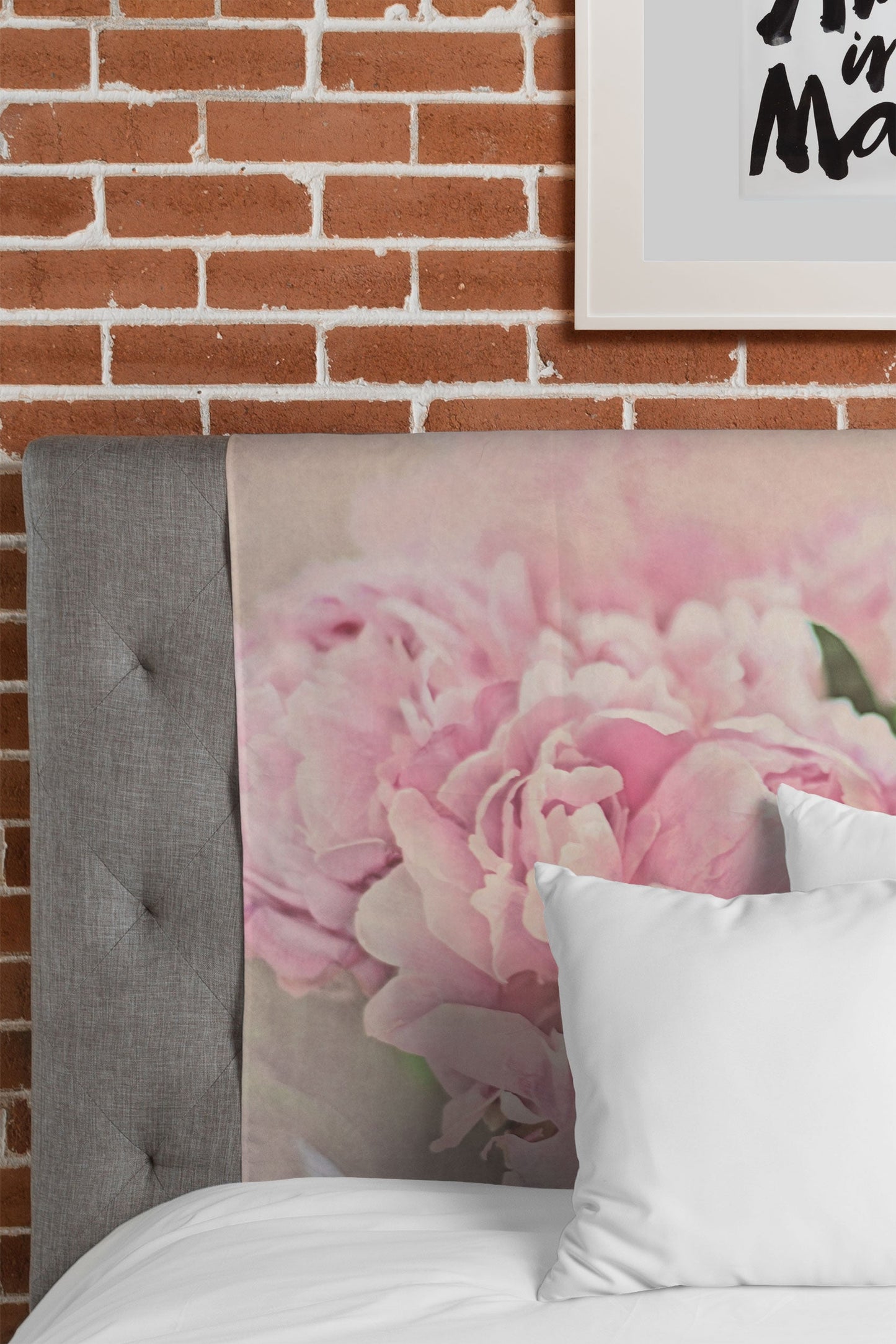 Lisa Argyropoulos Pink Peonies Tapestry