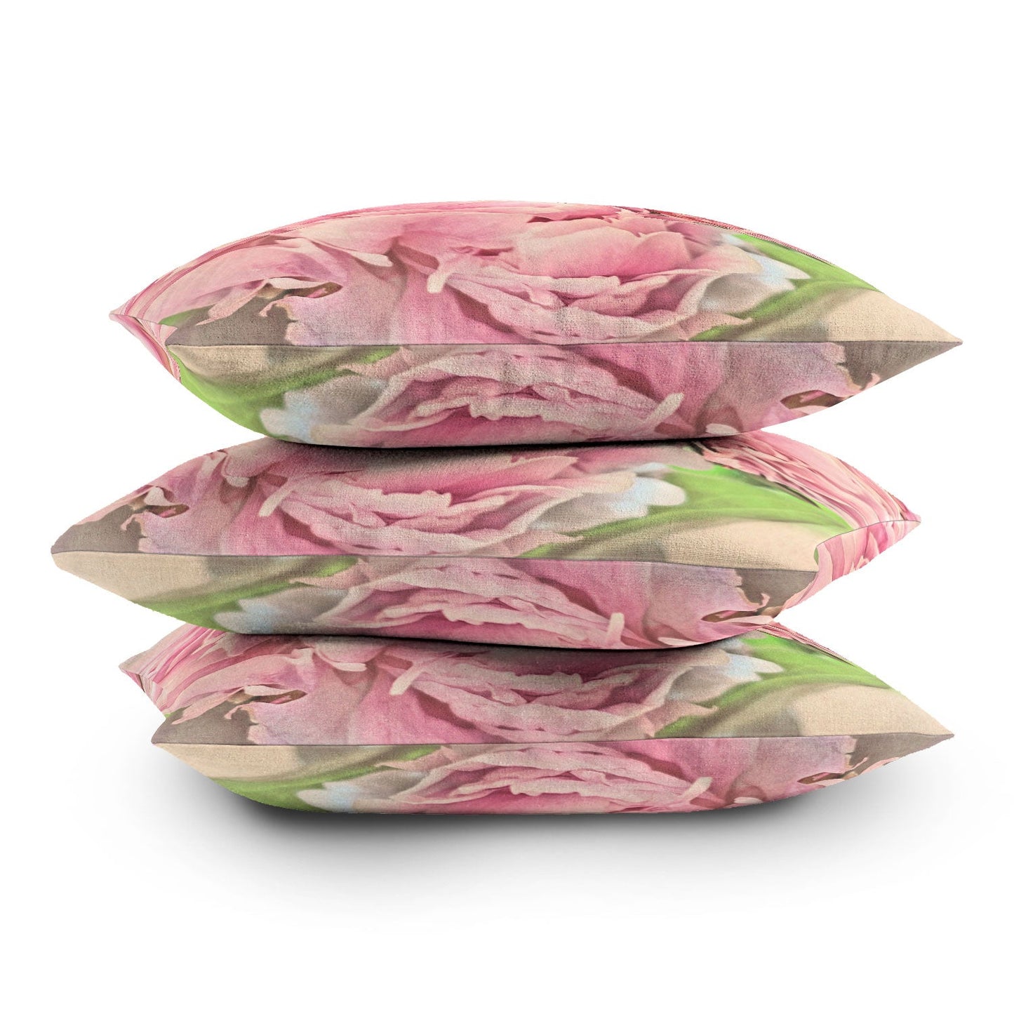 Lisa Argyropoulos Pink Peonies Outdoor Throw Pillow