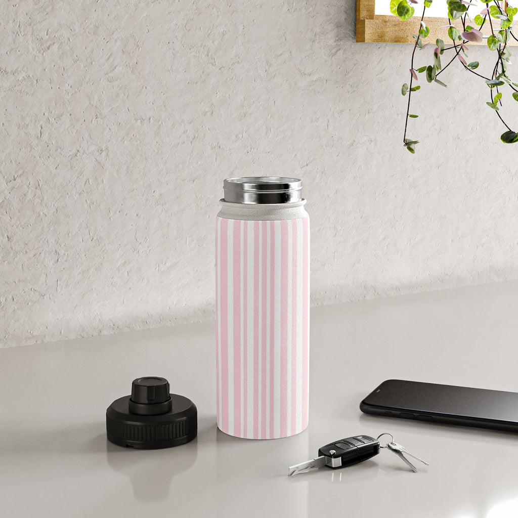 Lisa Argyropoulos Soft Blush Stripes Water Bottle