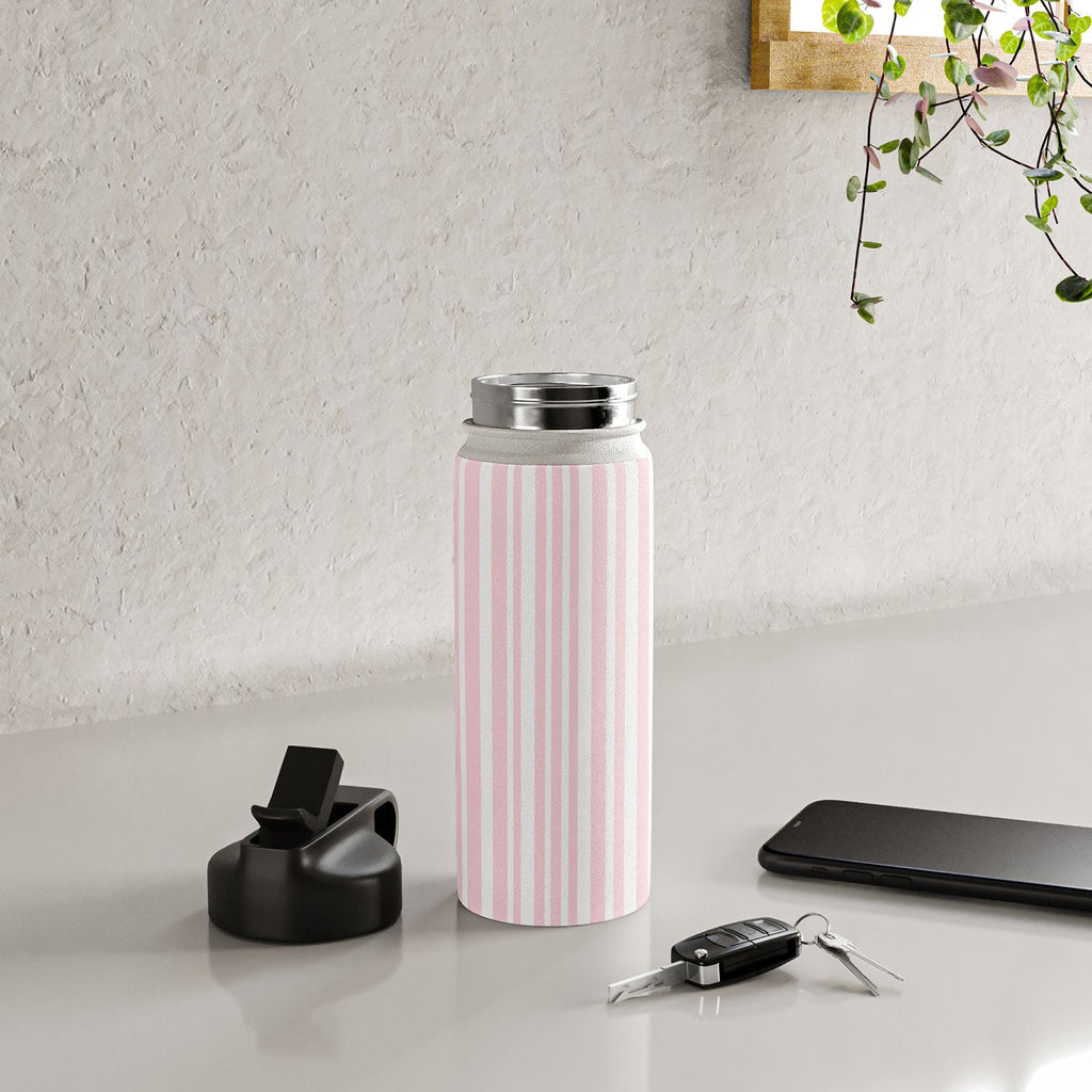 Lisa Argyropoulos Soft Blush Stripes Water Bottle