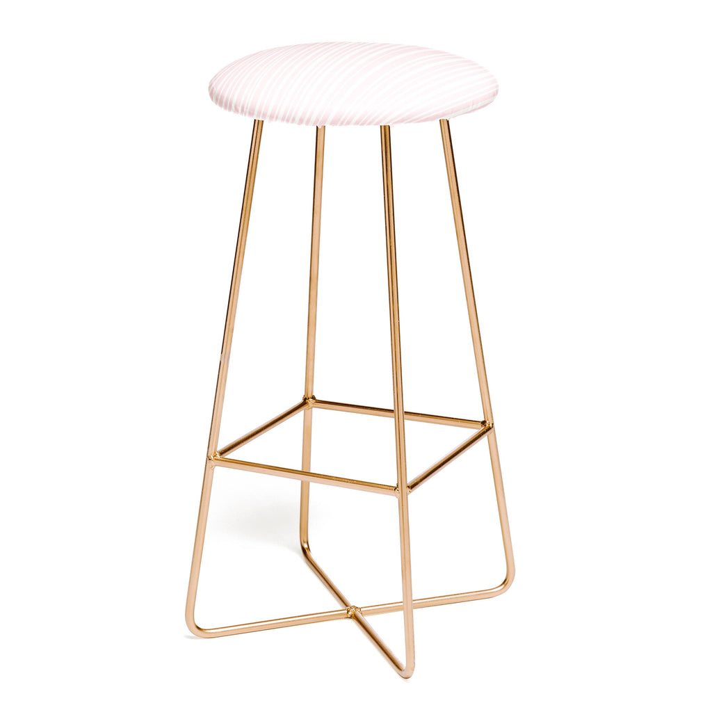 Lisa Argyropoulos Soft Blush Stripes Bar Stool
