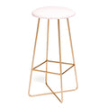 Lisa Argyropoulos Soft Blush Stripes Bar Stool