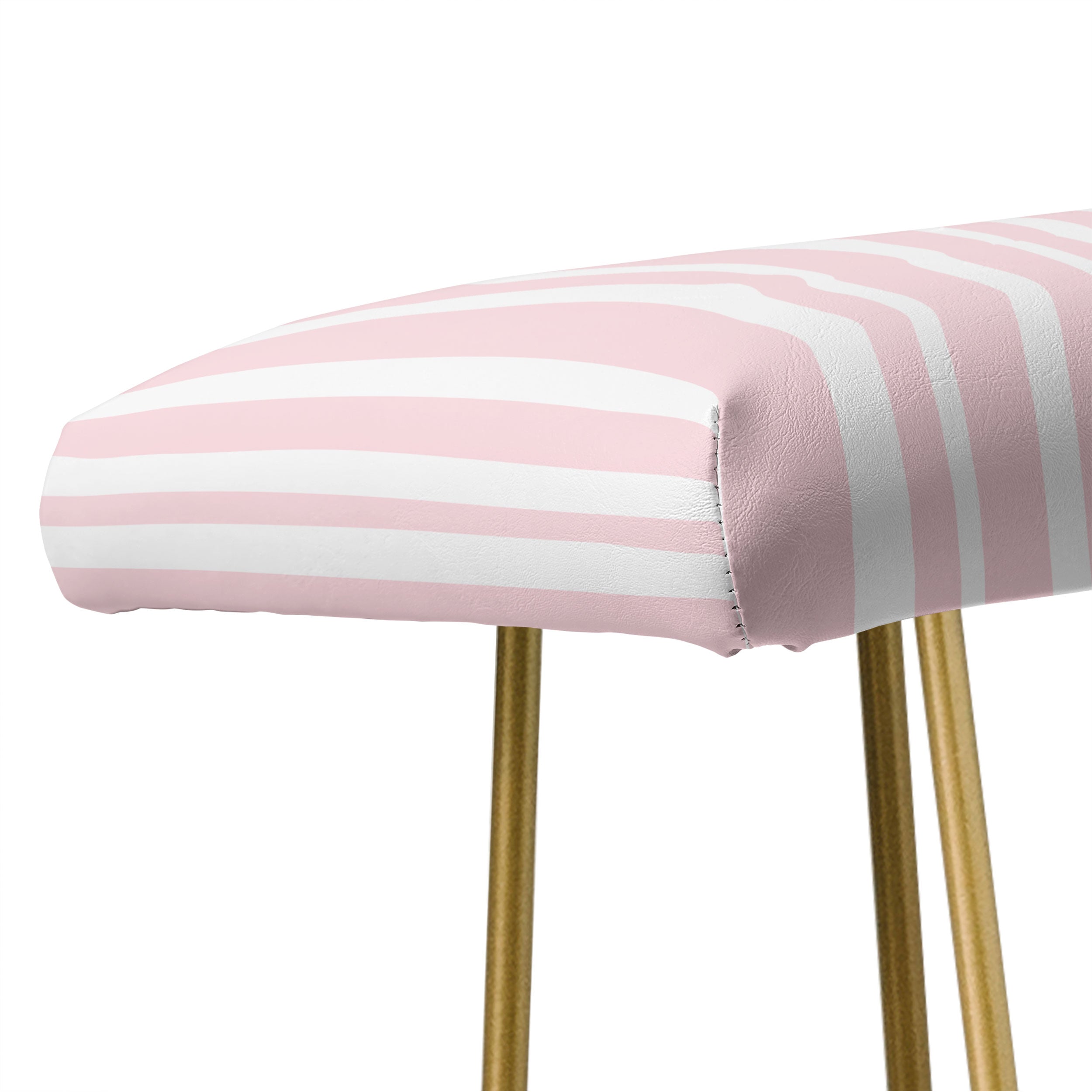 Lisa Argyropoulos Soft Blush Stripes Bench