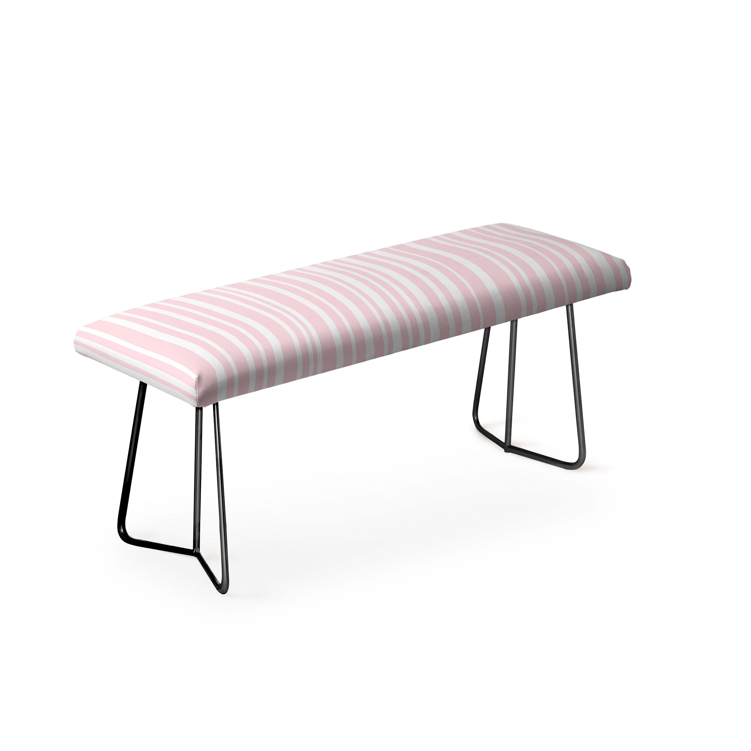 Lisa Argyropoulos Soft Blush Stripes Bench