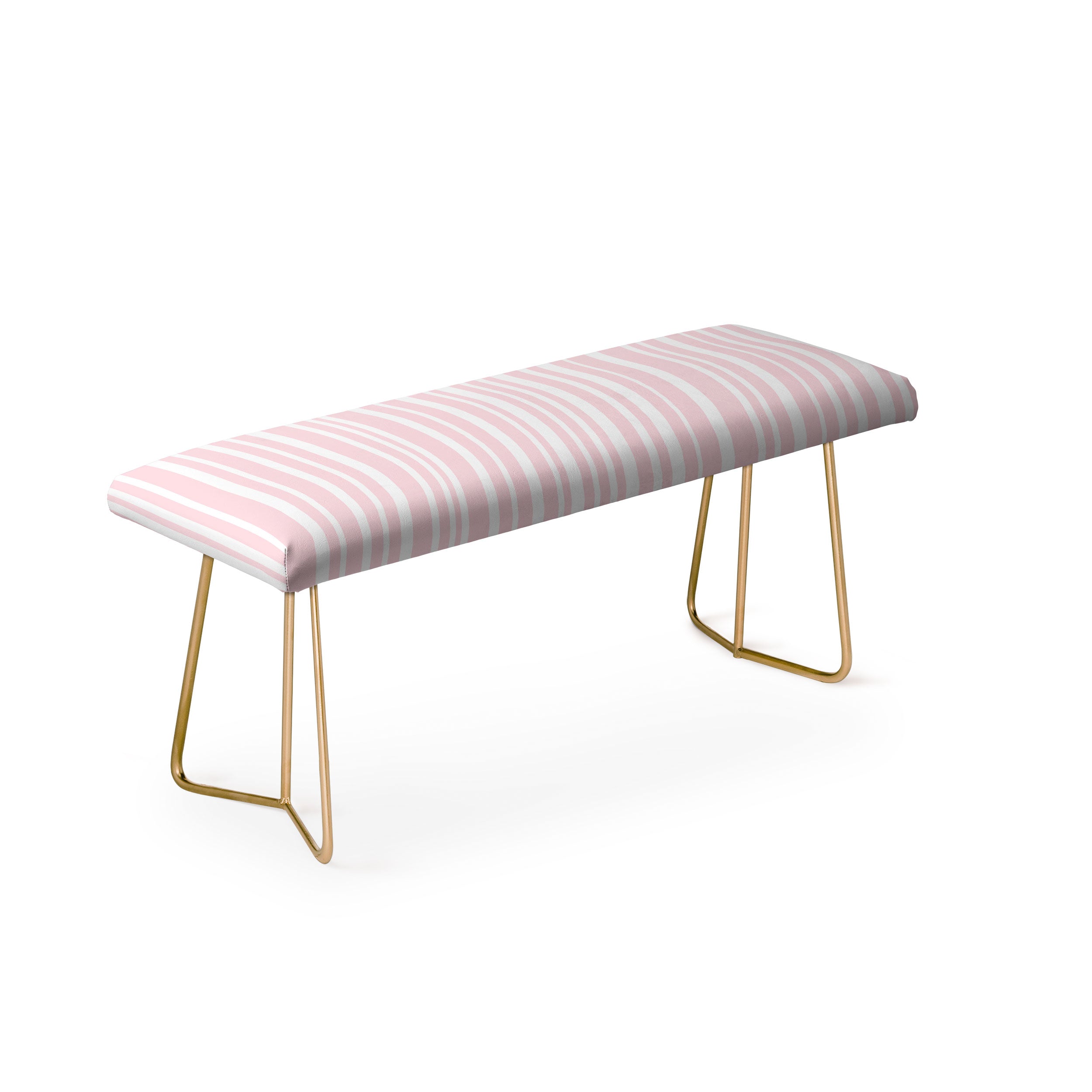 Lisa Argyropoulos Soft Blush Stripes Bench