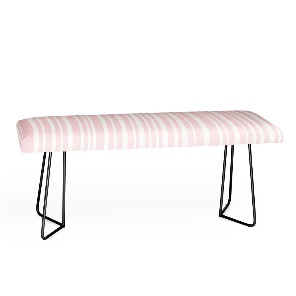 Lisa Argyropoulos Soft Blush Stripes Bench