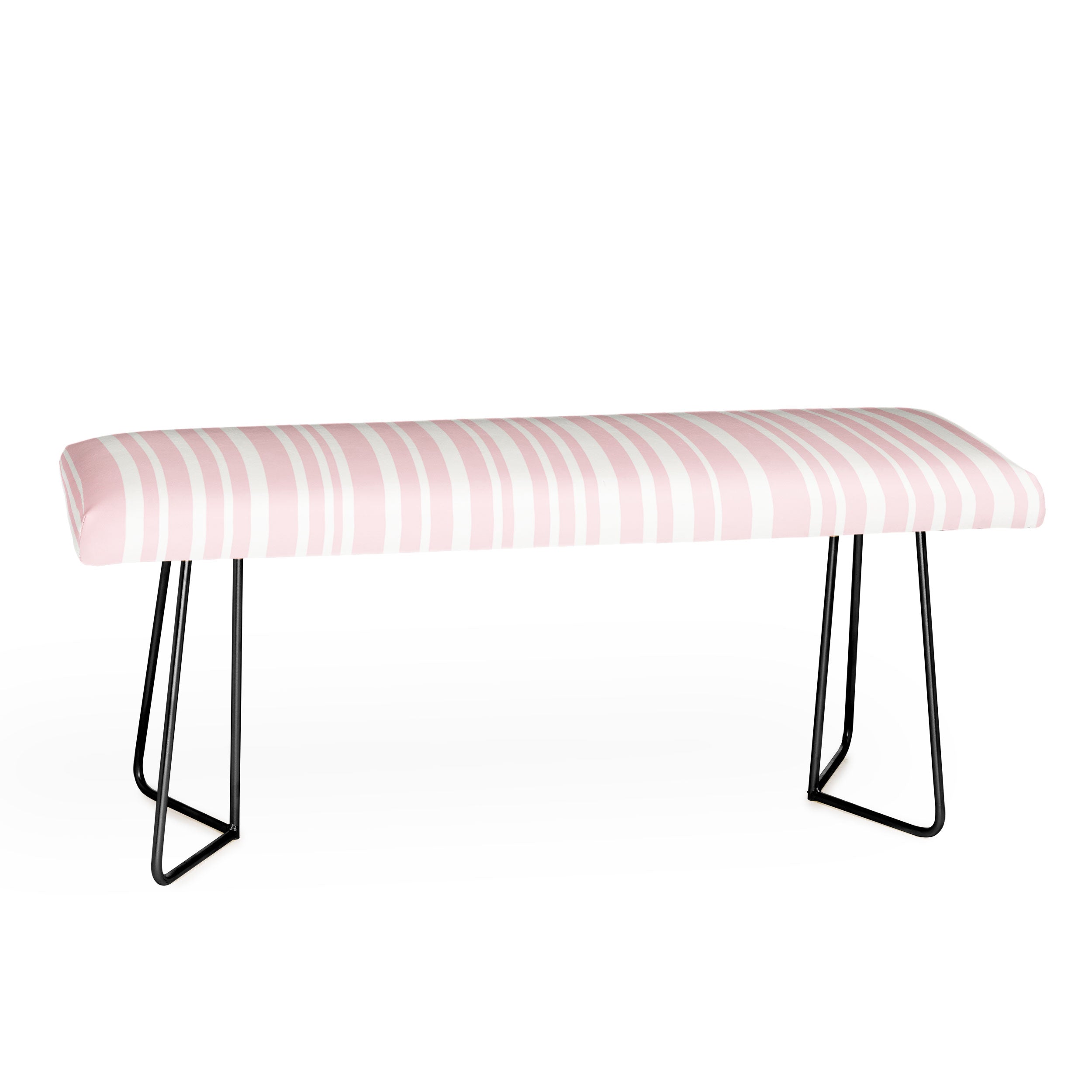 Lisa Argyropoulos Soft Blush Stripes Bench