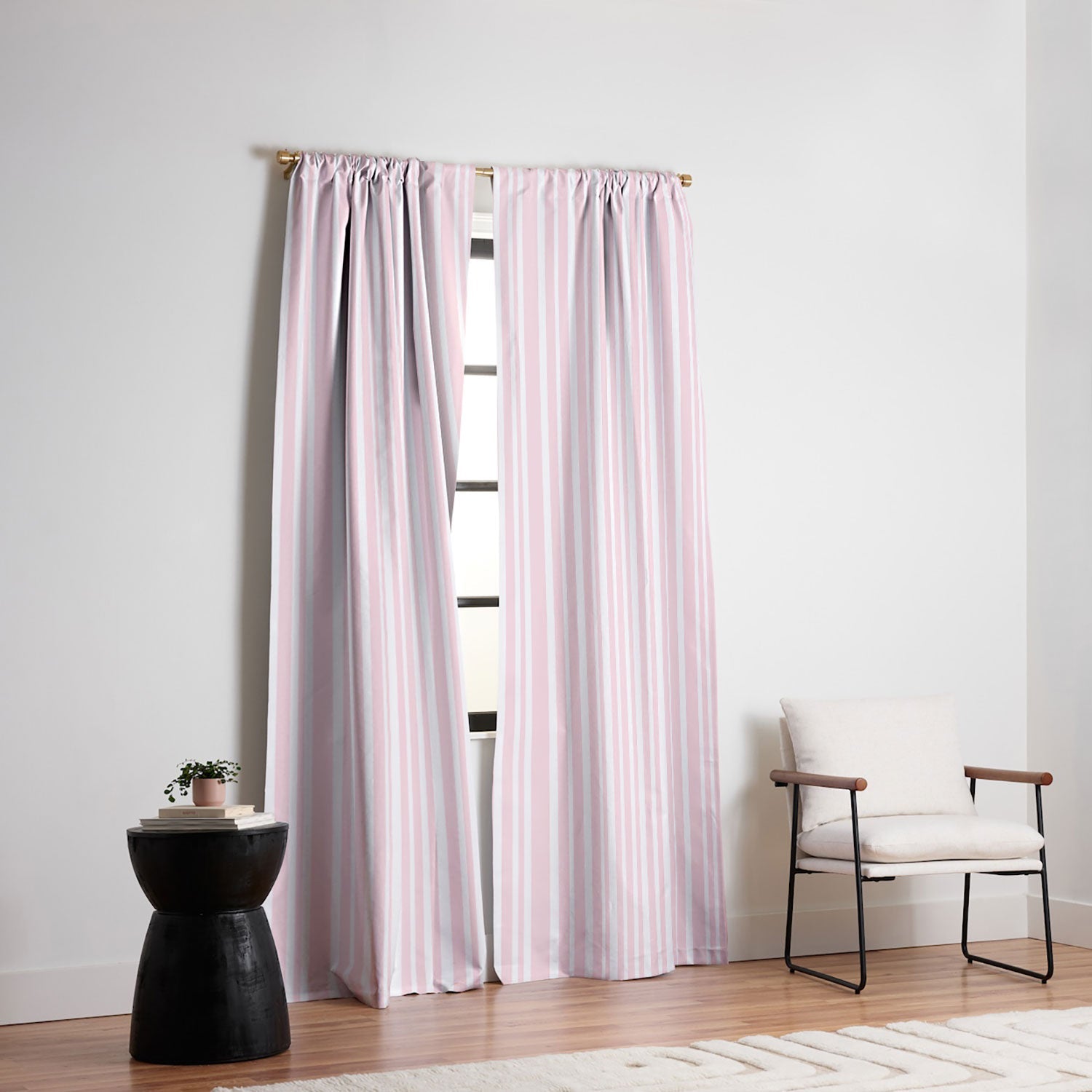 Lisa Argyropoulos Soft Blush Stripes Blackout Non Repeat