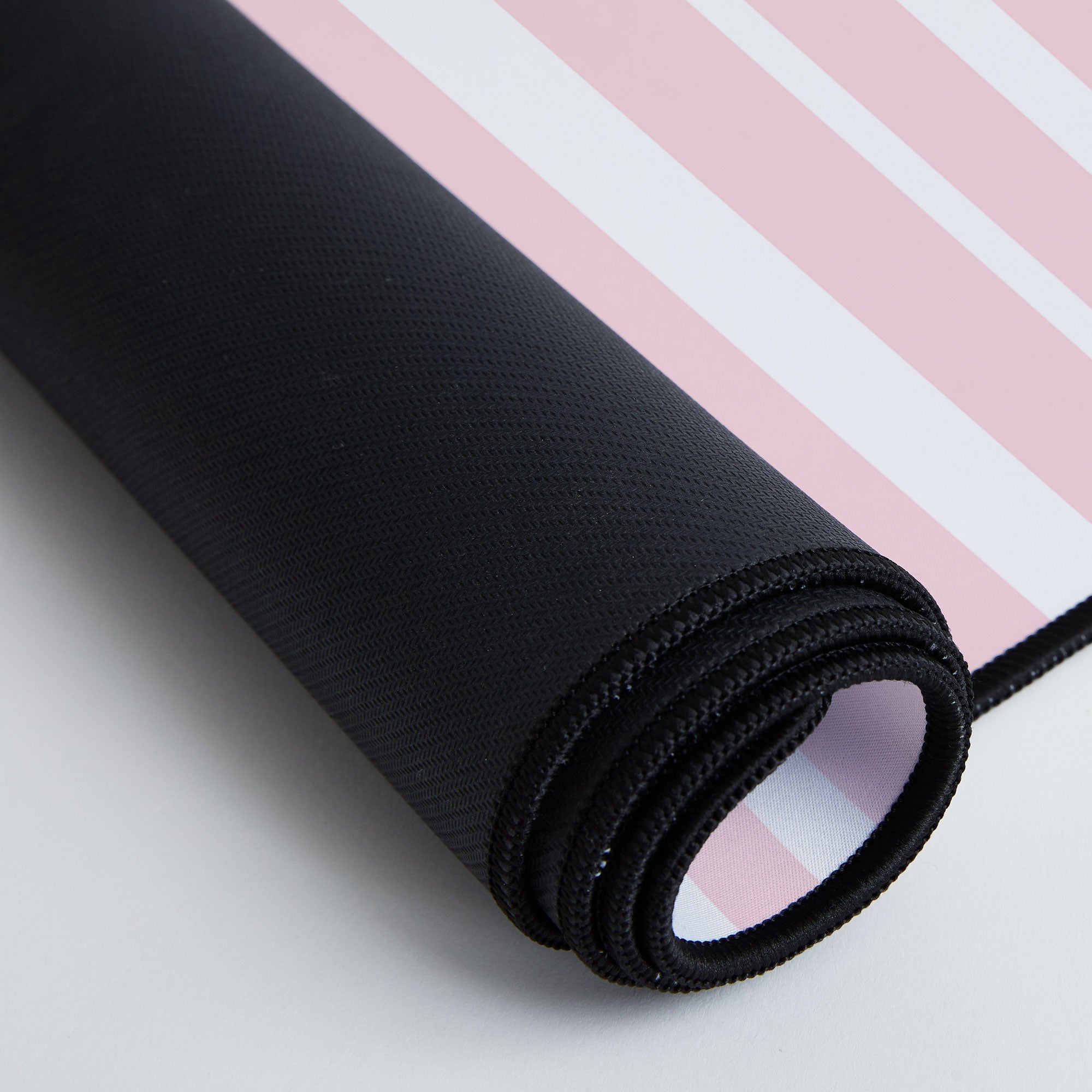 Lisa Argyropoulos Soft Blush Stripes Desk Mat