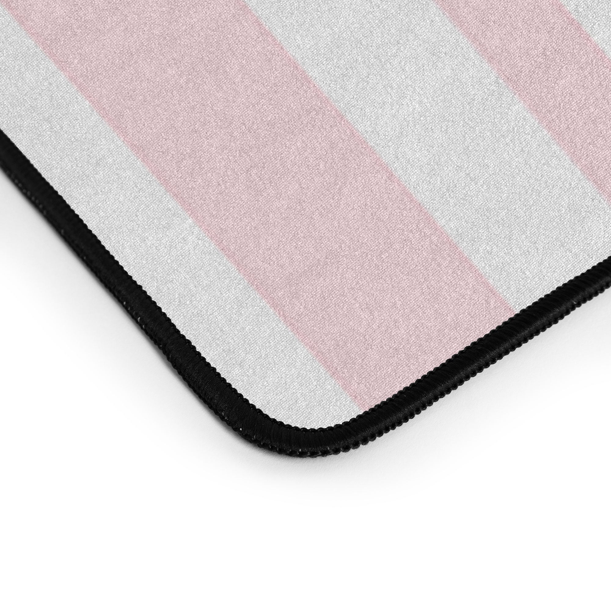Lisa Argyropoulos Soft Blush Stripes Desk Mat