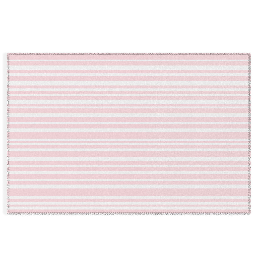 Lisa Argyropoulos Soft Blush Stripes Outdoor Rug