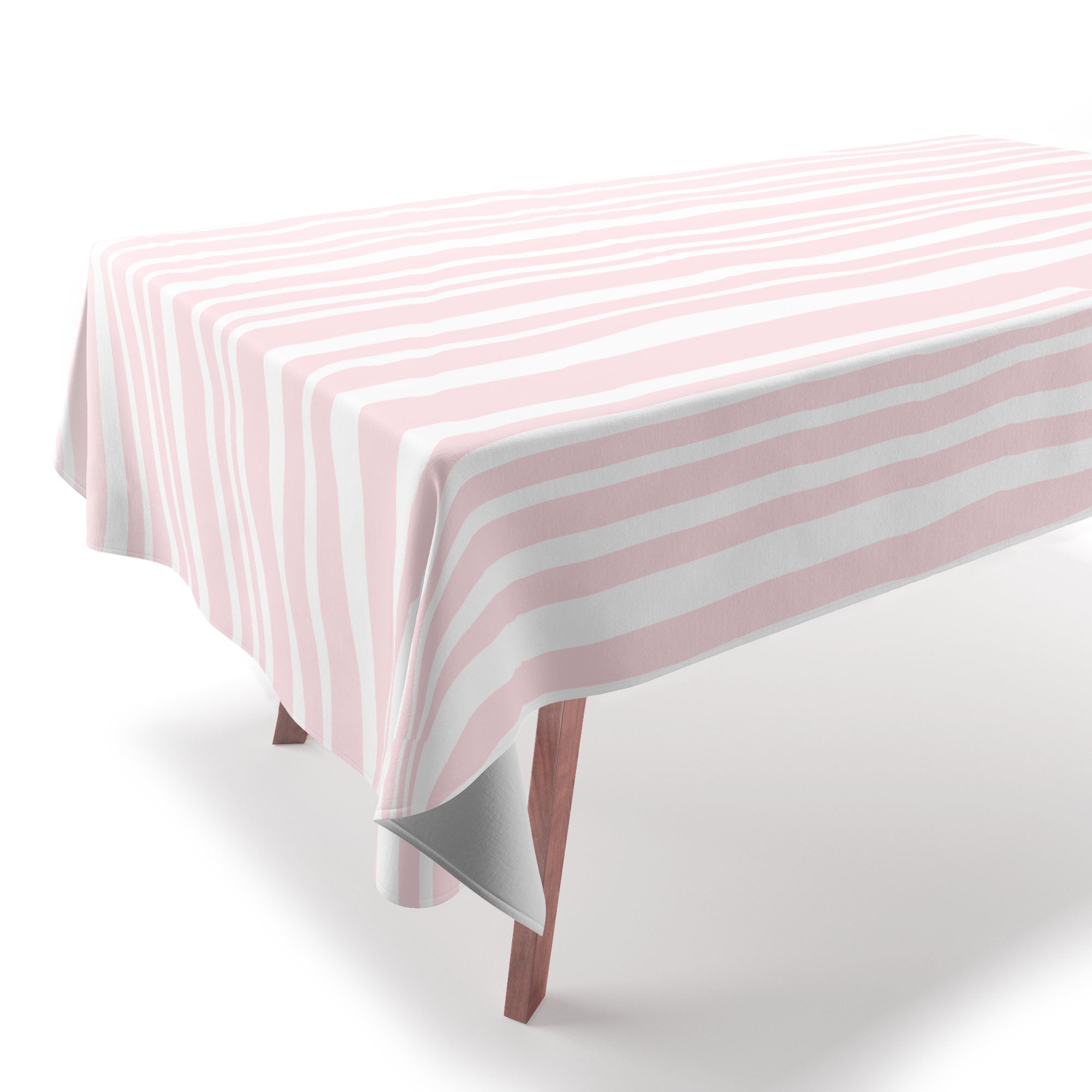 Lisa Argyropoulos Soft Blush Stripes Tablecloth