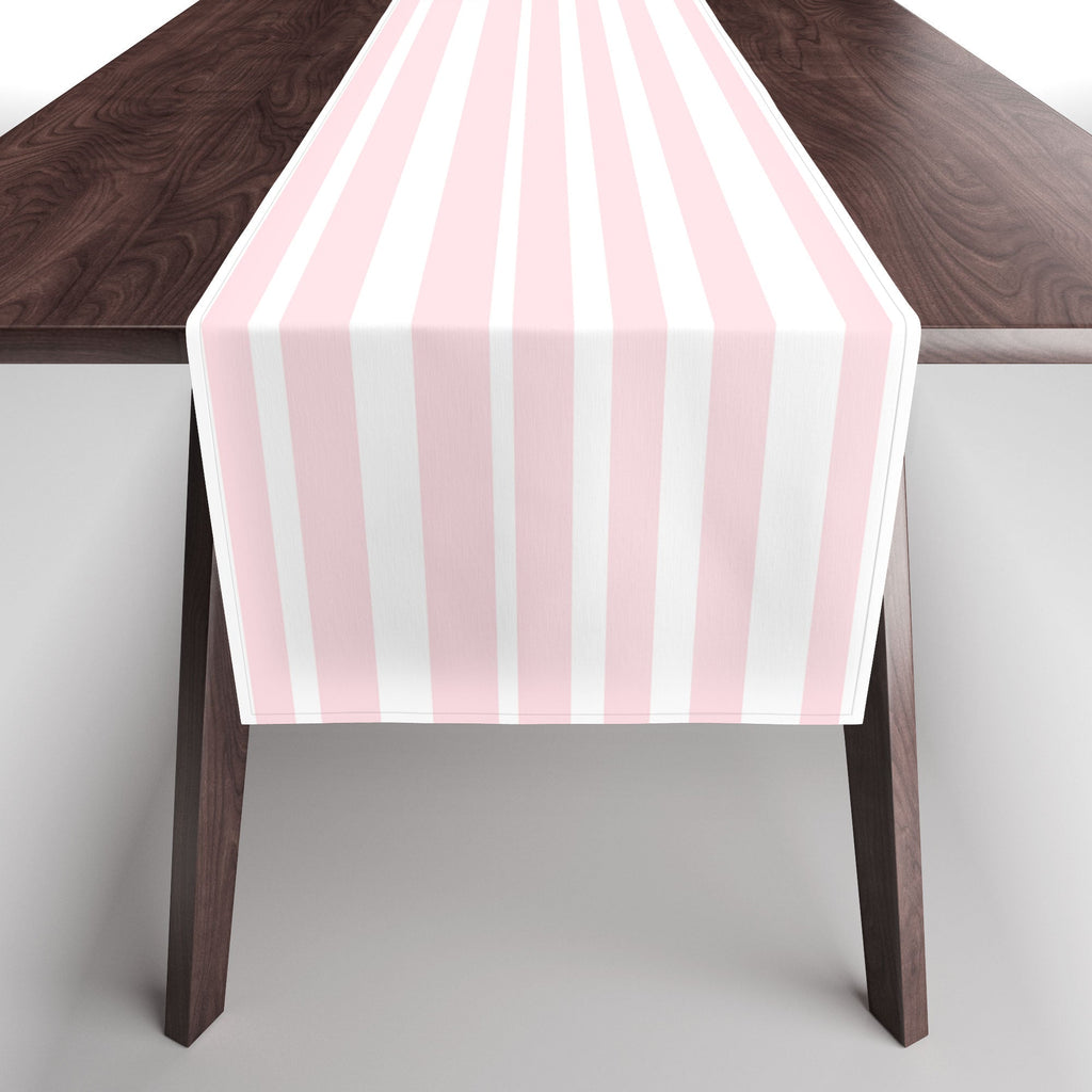 Lisa Argyropoulos Soft Blush Stripes Table Runner