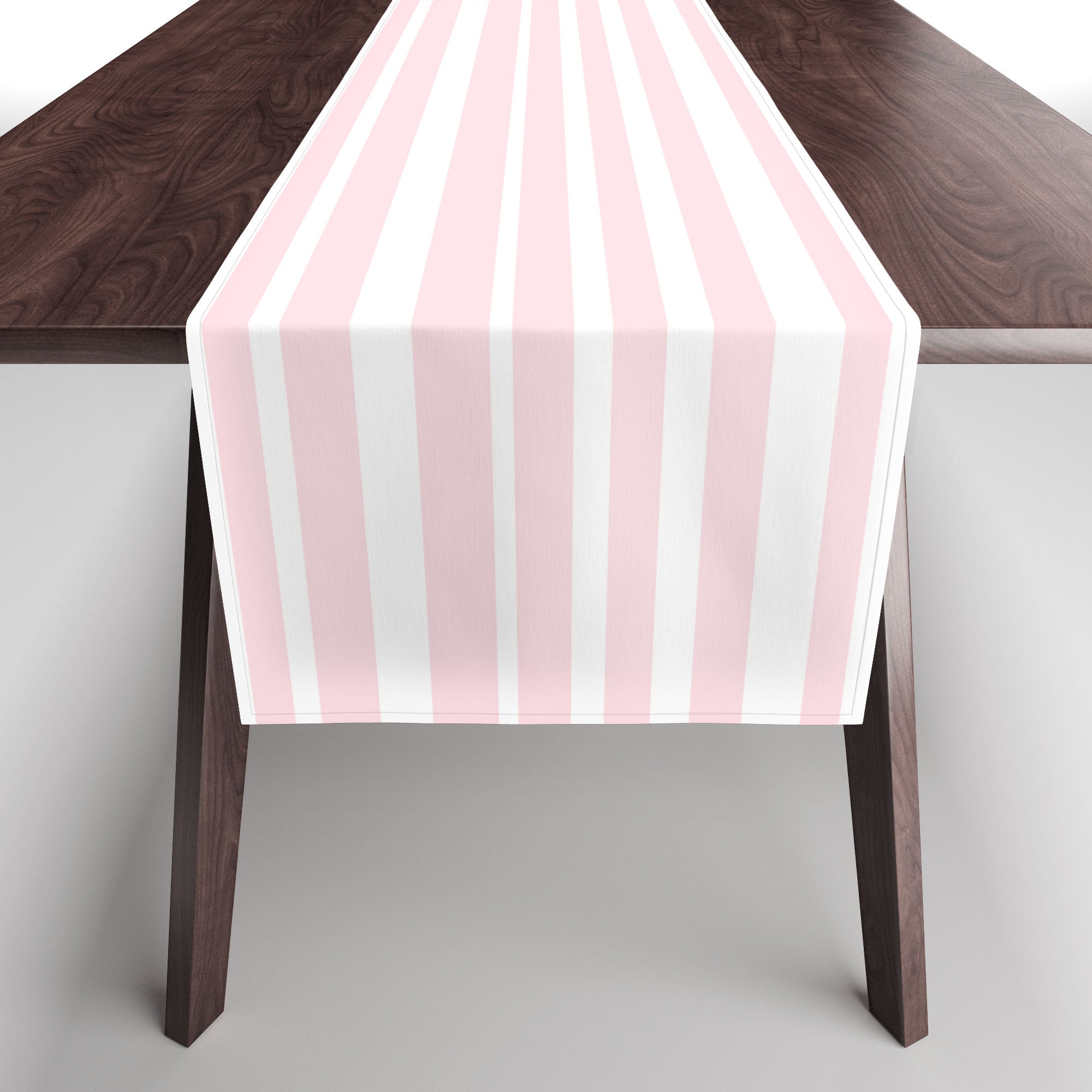 Lisa Argyropoulos Soft Blush Stripes Table Runner