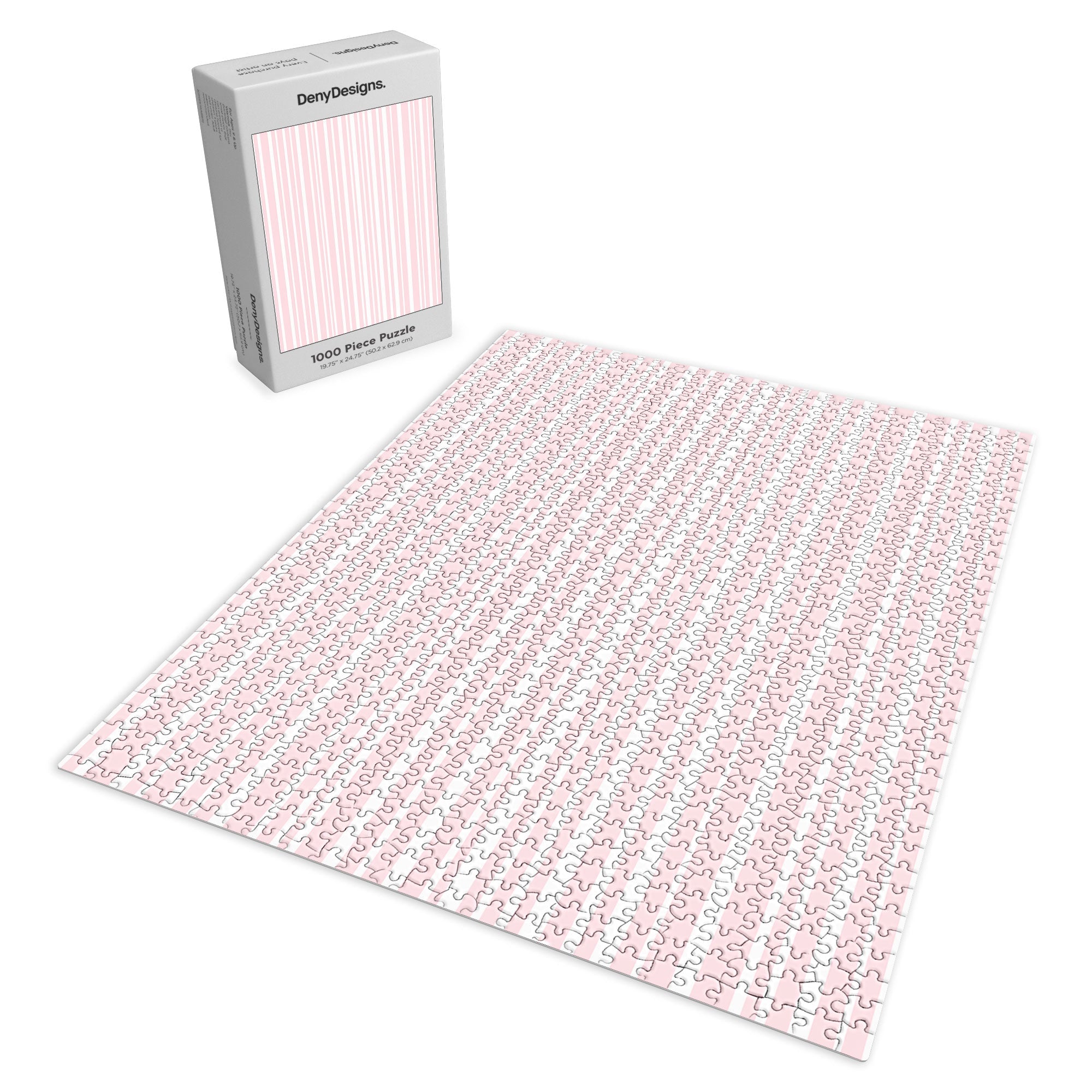 Lisa Argyropoulos Soft Blush Stripes Puzzle