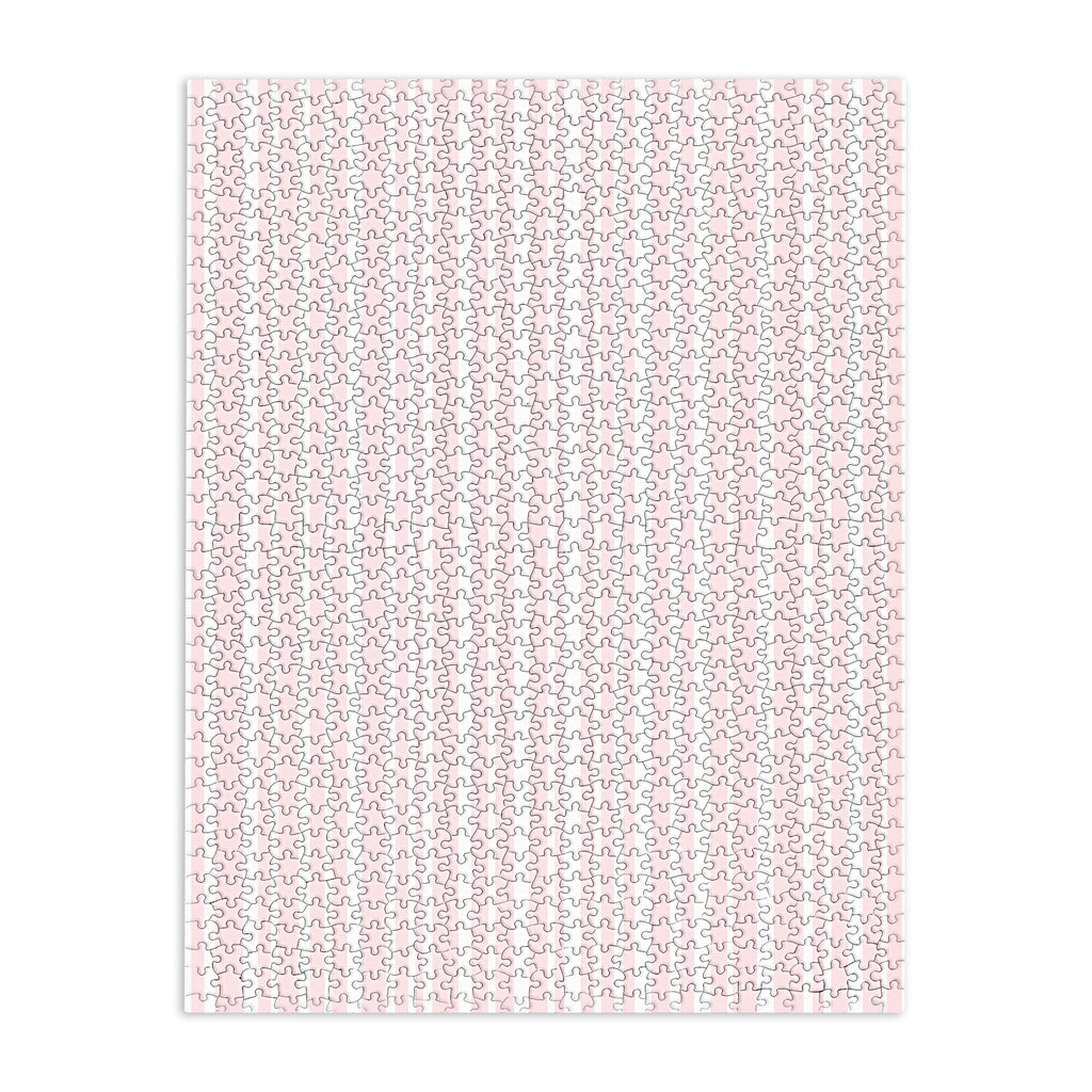 Lisa Argyropoulos Soft Blush Stripes Puzzle