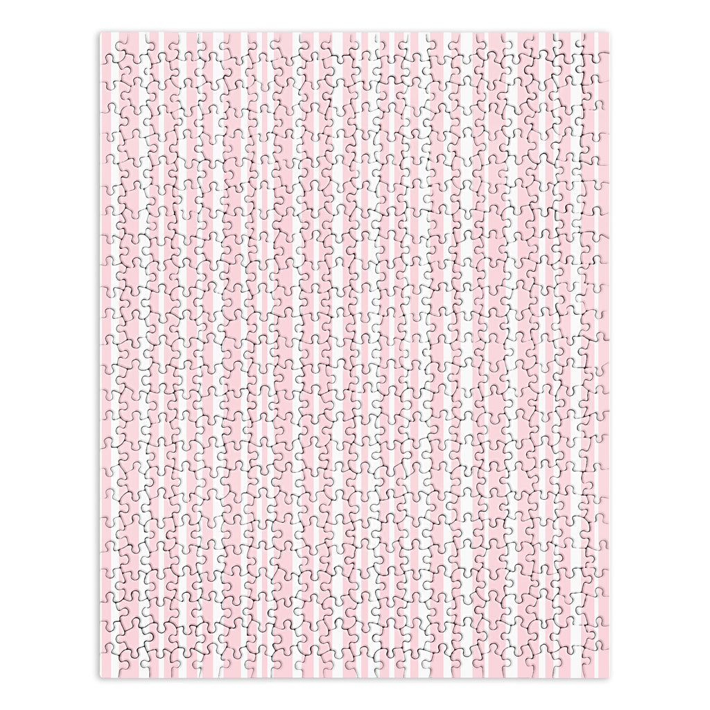 Lisa Argyropoulos Soft Blush Stripes Puzzle