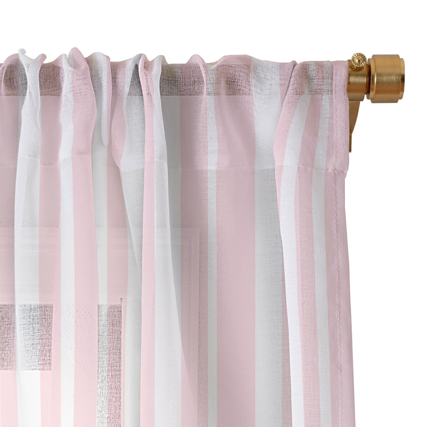 Lisa Argyropoulos Soft Blush Stripes Sheer Non Repeat