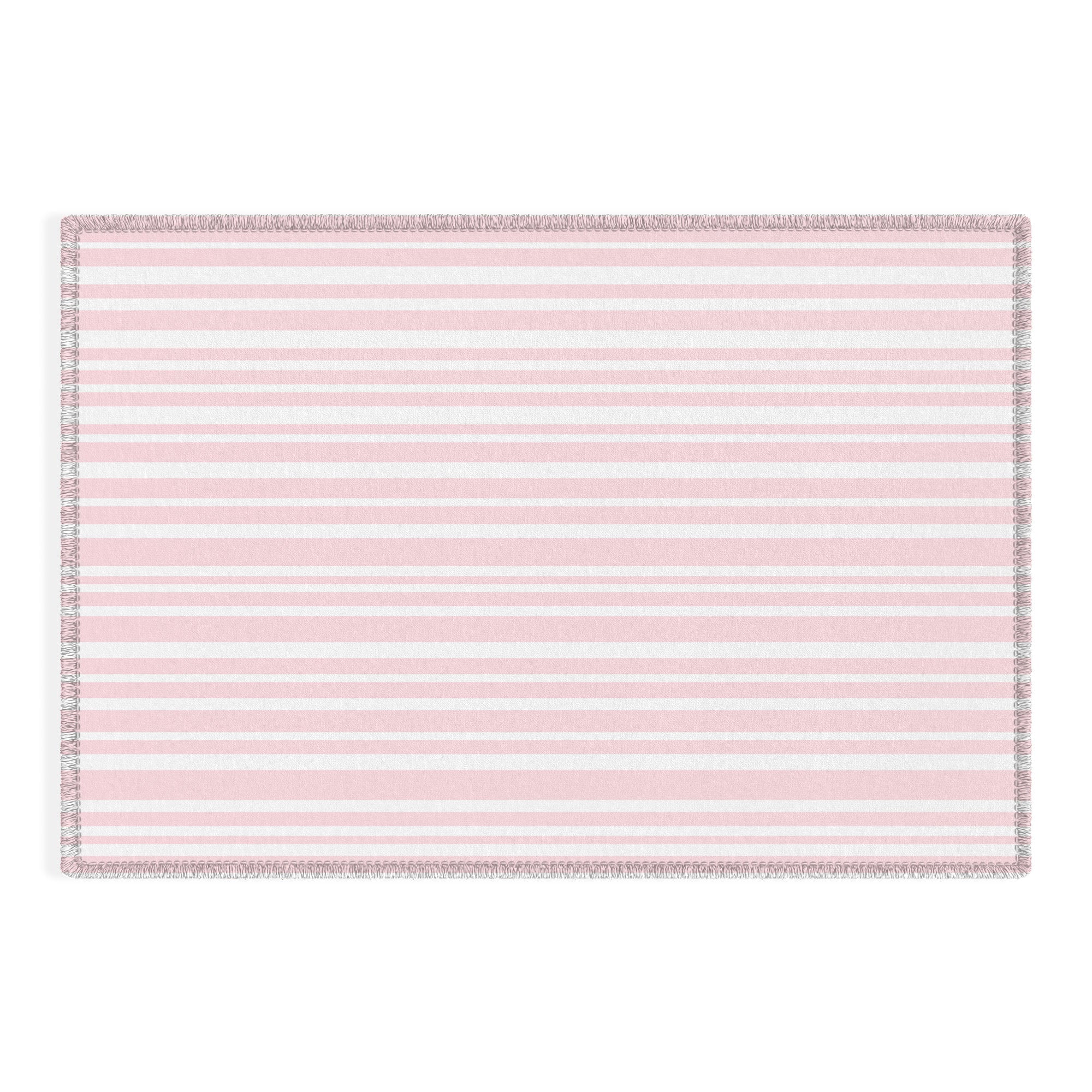 Lisa Argyropoulos Soft Blush Stripes Outdoor Rug