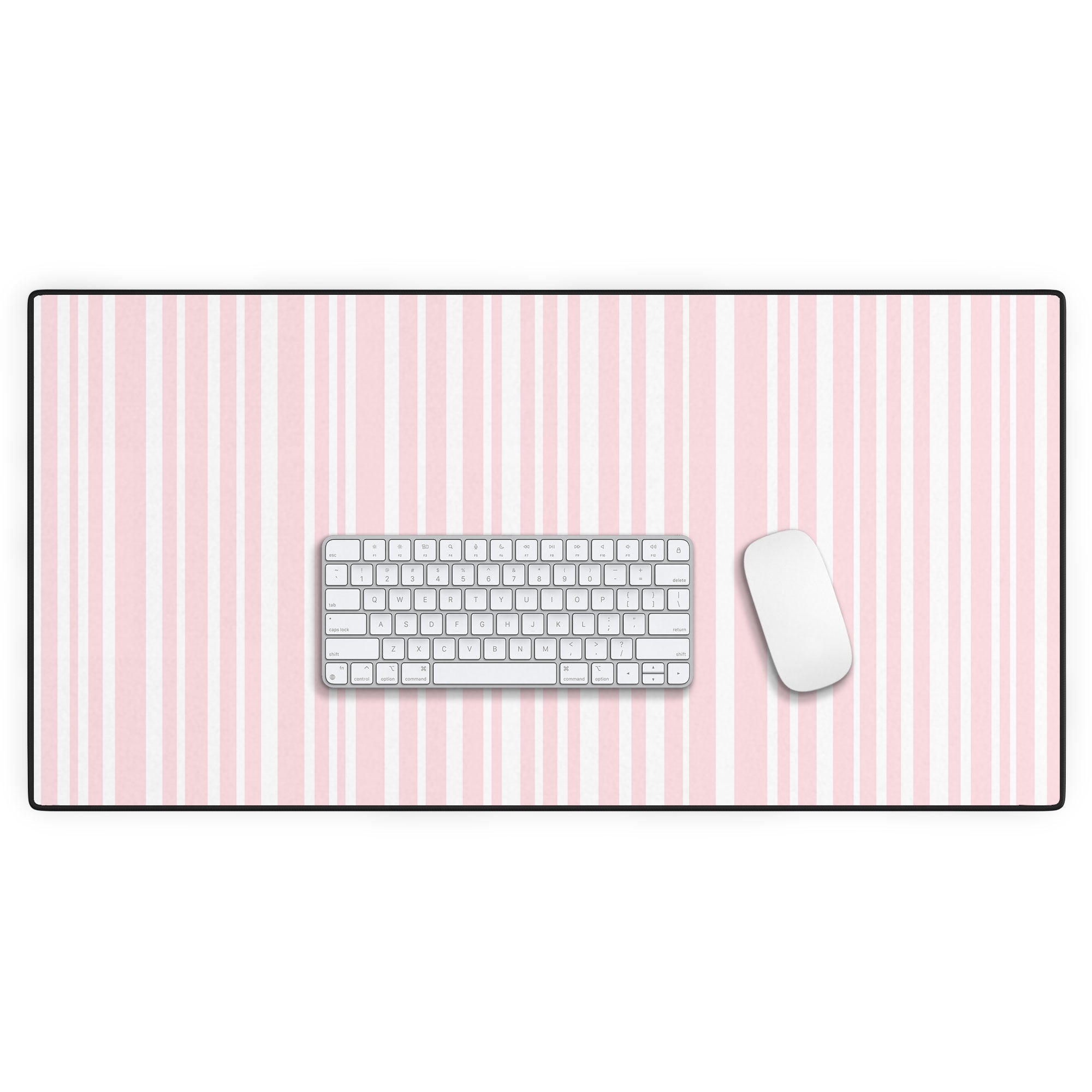 Lisa Argyropoulos Soft Blush Stripes Desk Mat
