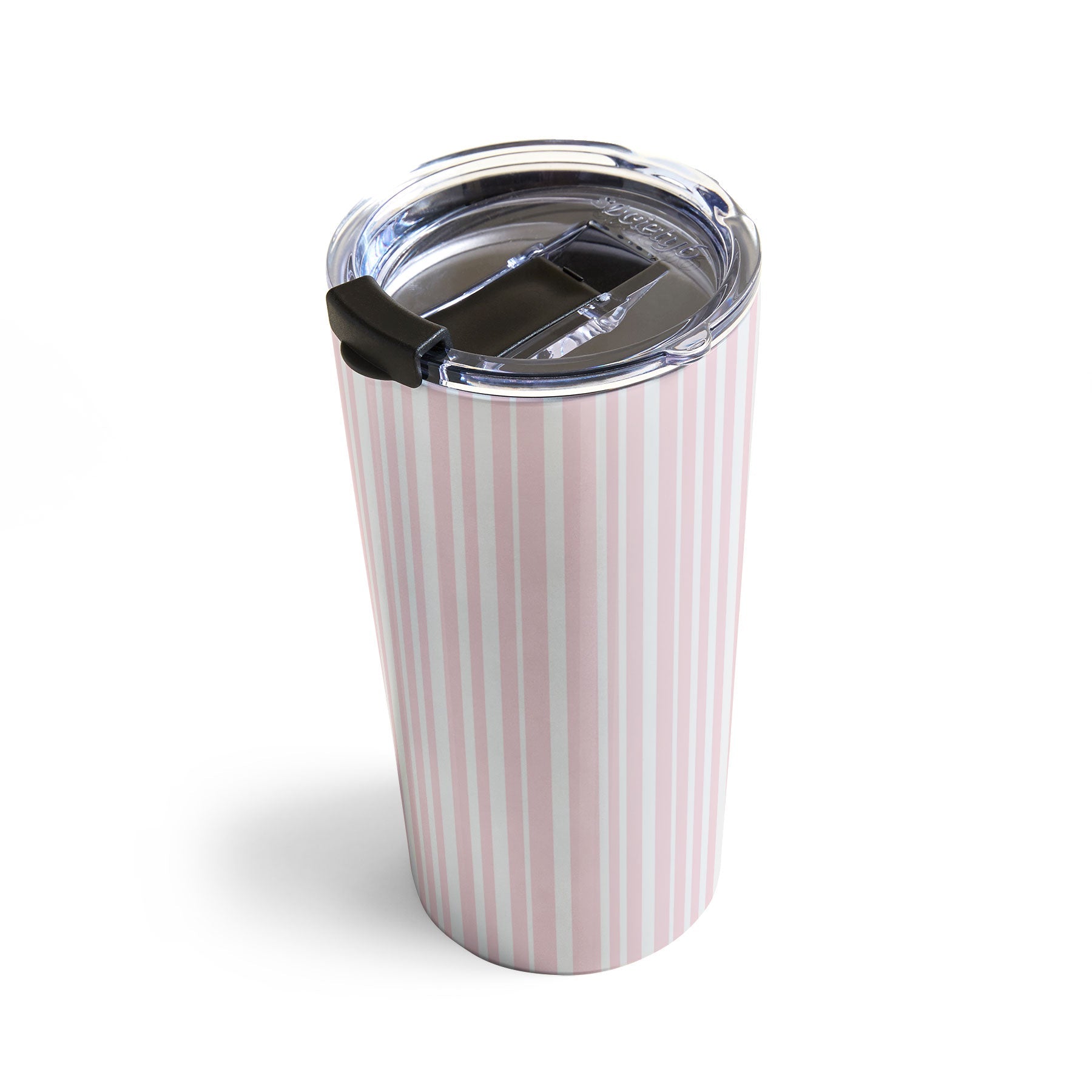Lisa Argyropoulos Soft Blush Stripes Travel Mug