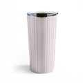 Lisa Argyropoulos Soft Blush Stripes Travel Mug