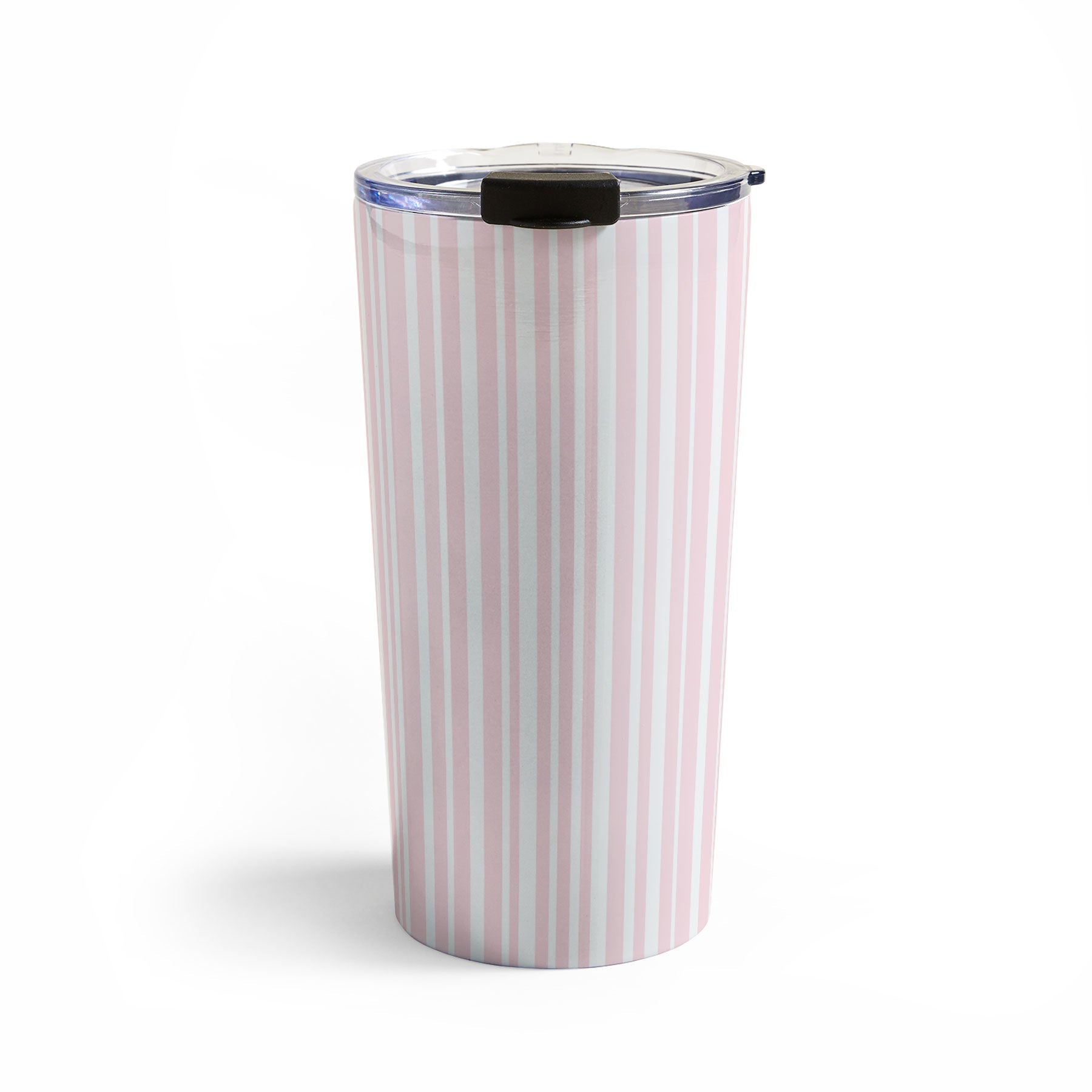 Lisa Argyropoulos Soft Blush Stripes Travel Mug