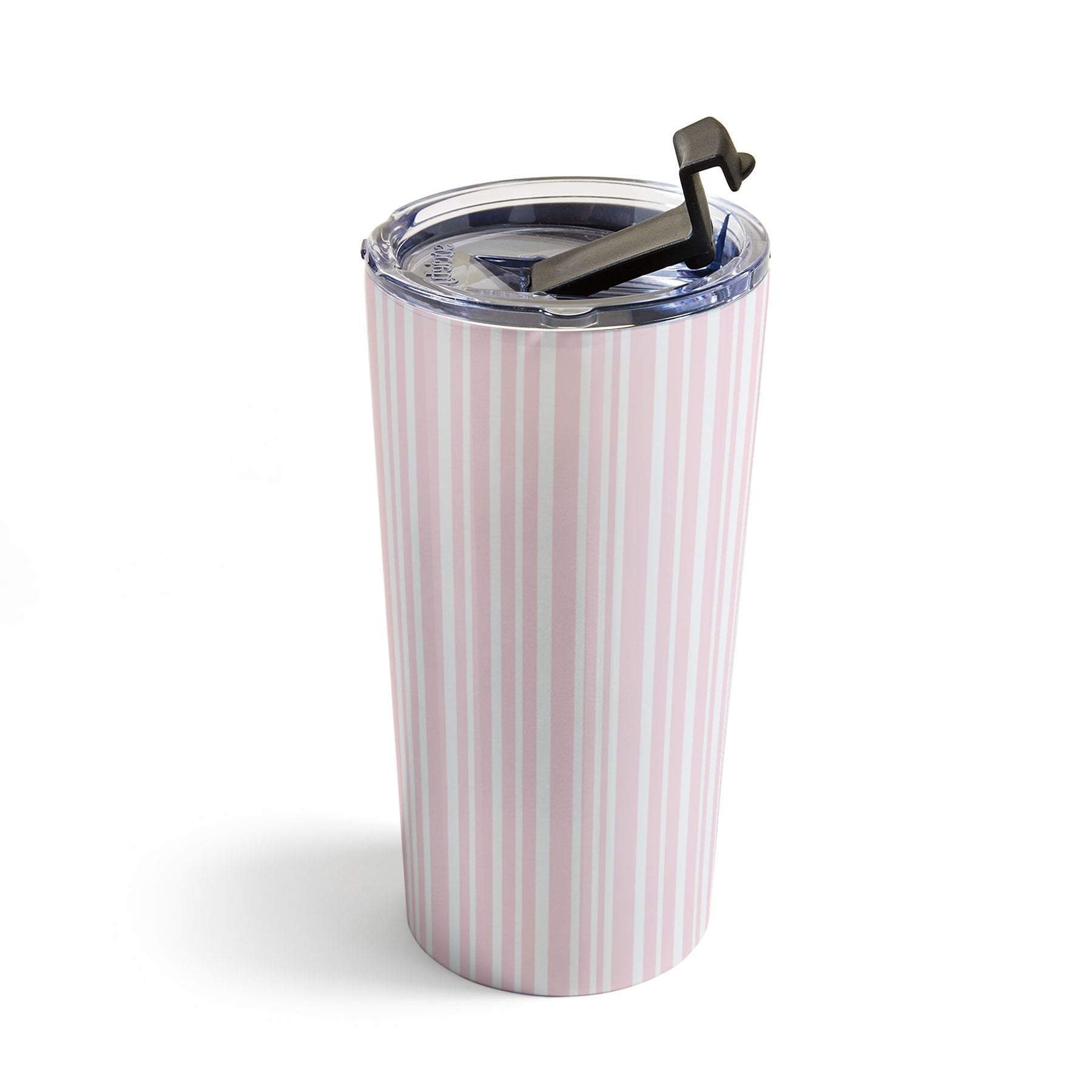 Lisa Argyropoulos Soft Blush Stripes Travel Mug