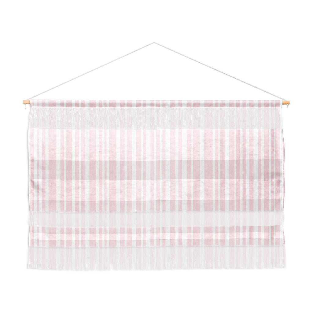 Lisa Argyropoulos Soft Blush Stripes Wall Hanging Landscape