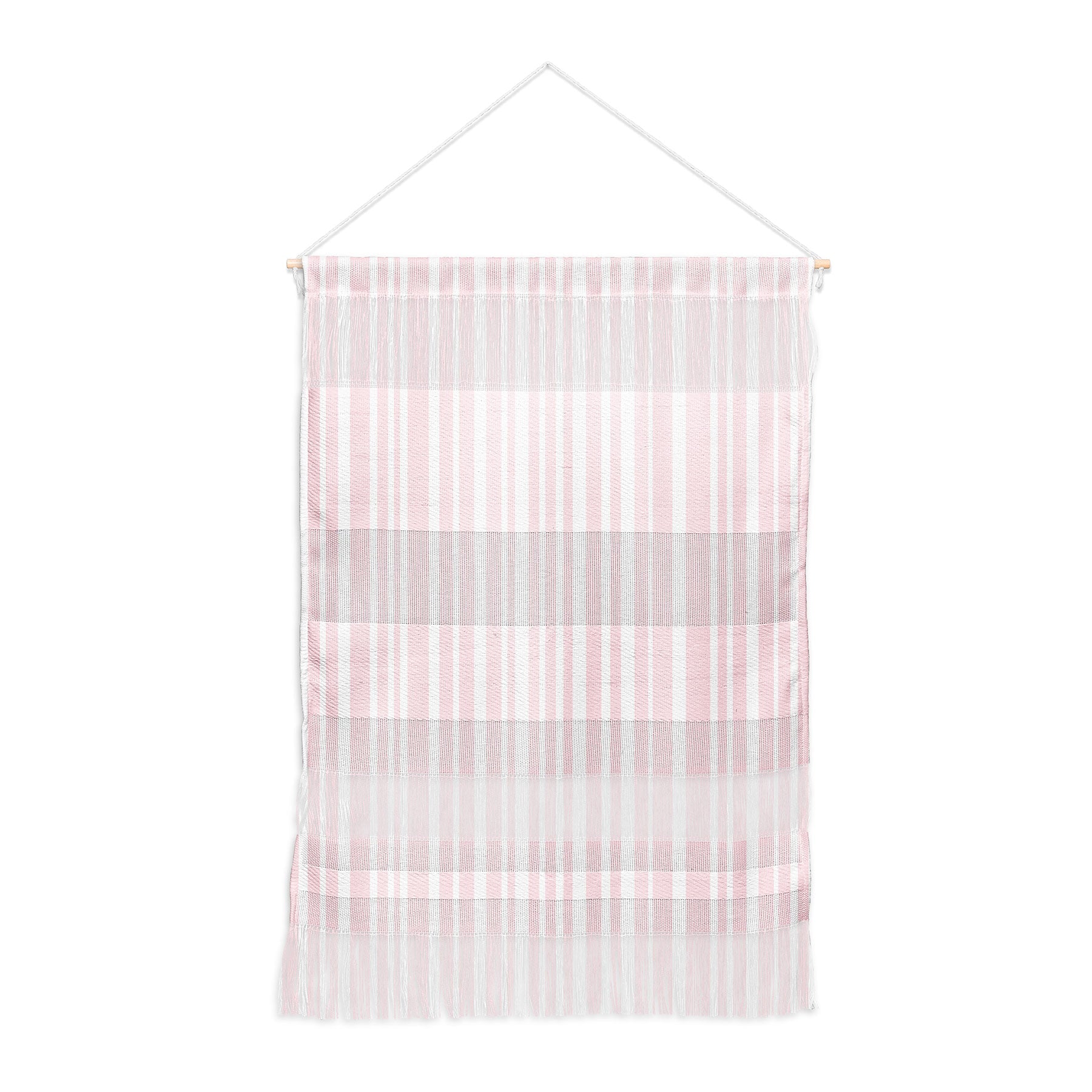 Lisa Argyropoulos Soft Blush Stripes Wall Hanging Portrait