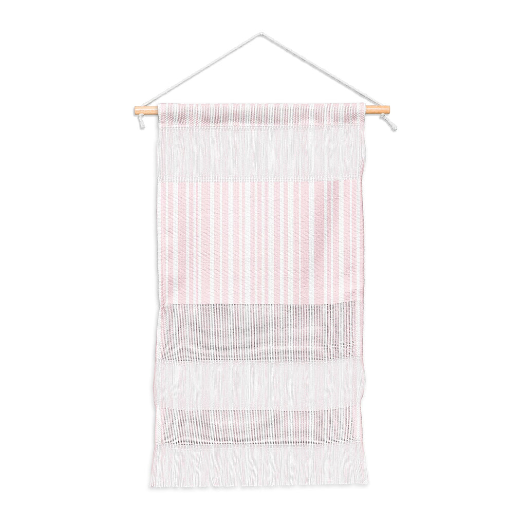 Lisa Argyropoulos Soft Blush Stripes Wall Hanging Portrait