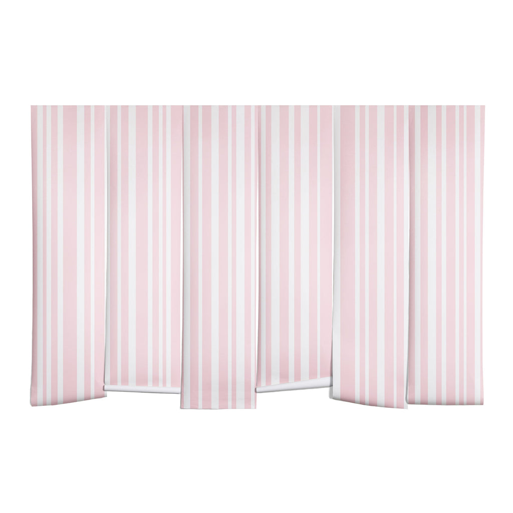 Lisa Argyropoulos Soft Blush Stripes Wall Mural