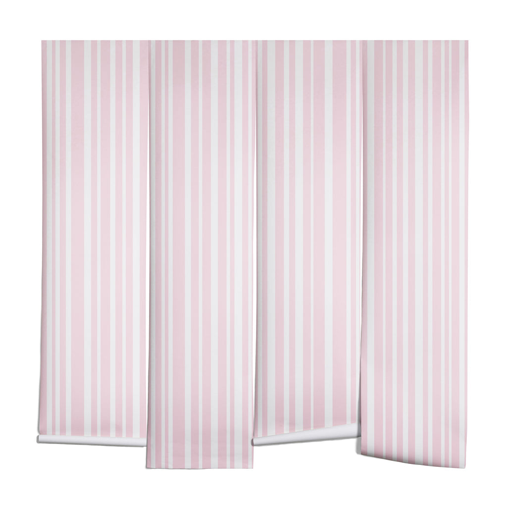 Lisa Argyropoulos Soft Blush Stripes Wall Mural