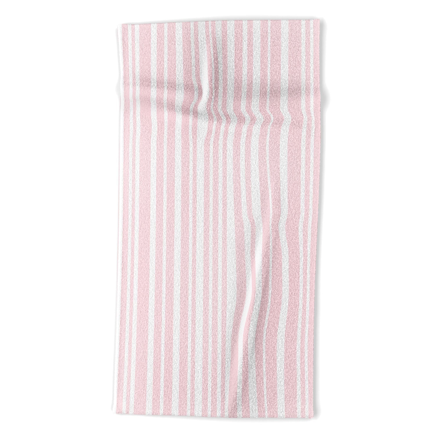 Lisa Argyropoulos Soft Blush Stripes Beach Towel