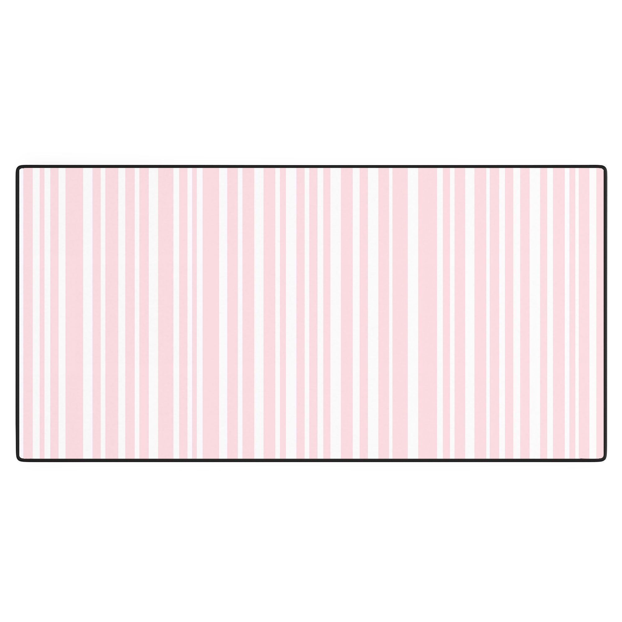 Lisa Argyropoulos Soft Blush Stripes Desk Mat