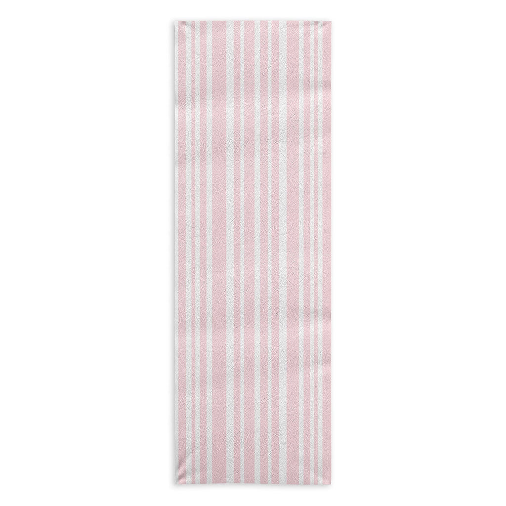 Lisa Argyropoulos Soft Blush Stripes Yoga Towel