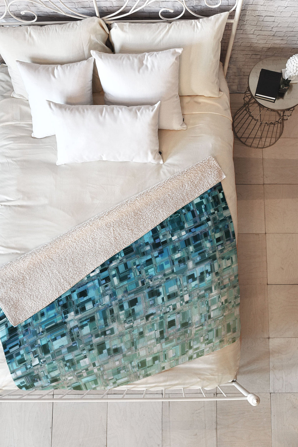 Lisa Argyropoulos Thirst Fleece Throw Blanket