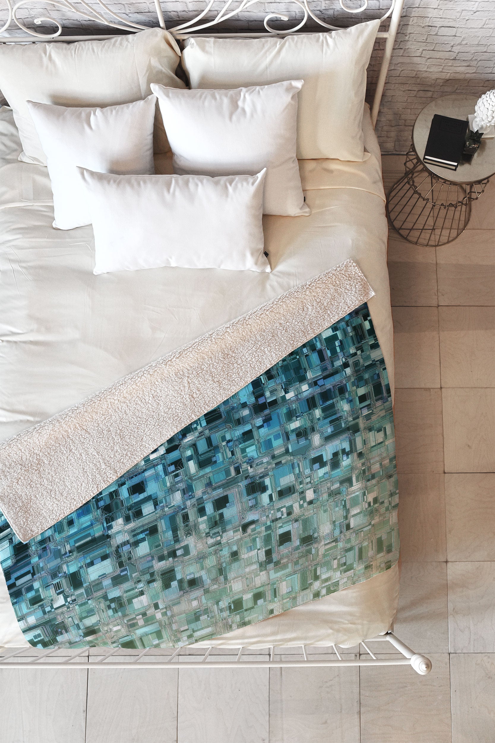 Lisa Argyropoulos Thirst Fleece Throw Blanket